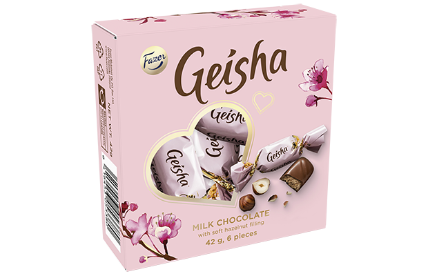 Geisha Mini chocolate praline box 42g