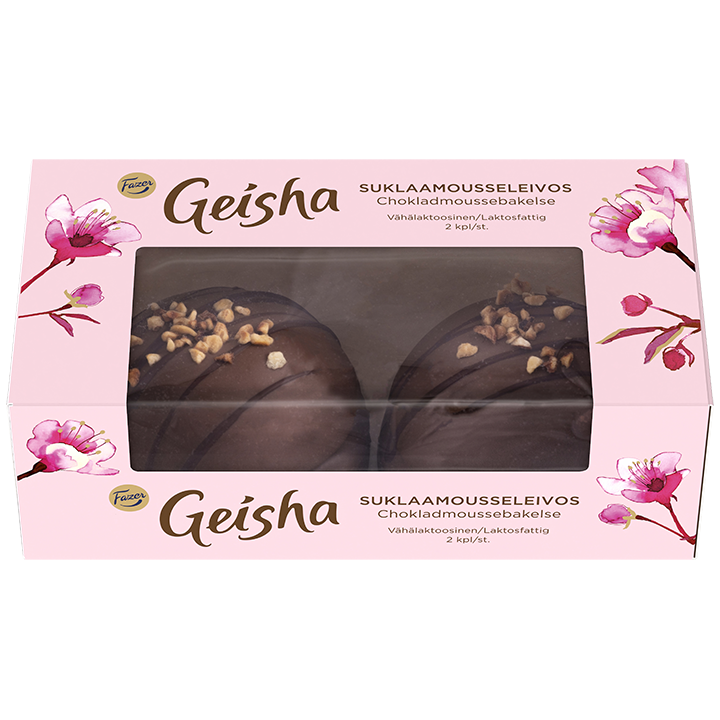 Fazer Geisha Chocolate Mousse Pastry 2pcs 160g