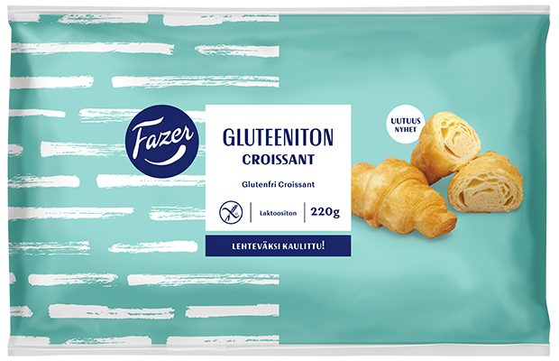 16 x Fazer Gluteeniton Croissant 4kpl 220g - Fazer Pro