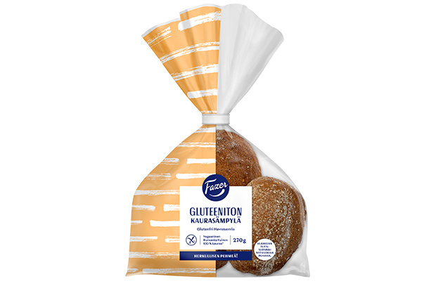 Fazer Gluten-Free Oat Breadroll 3pcs 270g