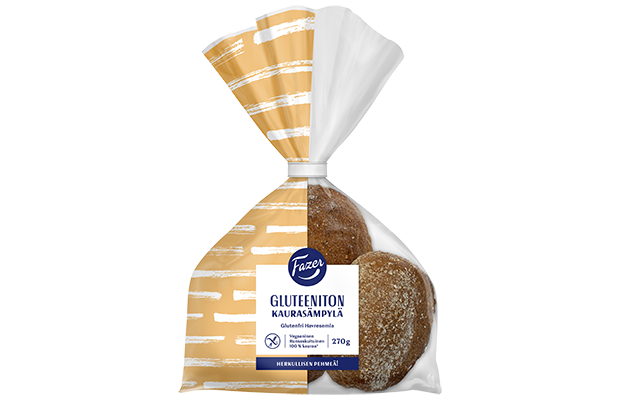 Fazer Gluten-Free Oat breadroll 3pcs 270g
