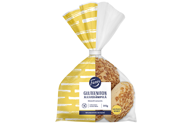 Fazer Gluten-Free Cheese Bread Roll 3pcs 215g