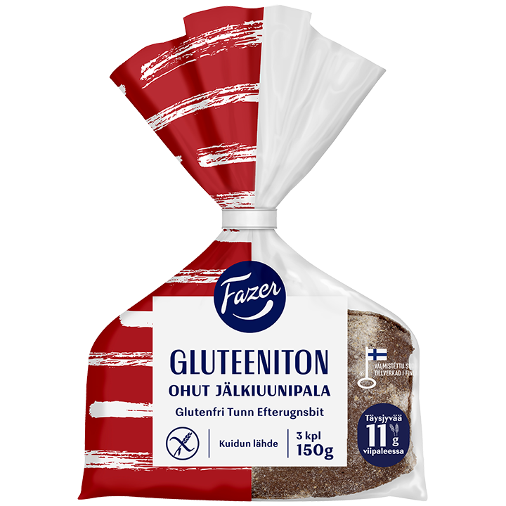 Fazer Gluten-free Thin Slow-baked Portion Bread 3pcs 150g