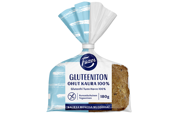 Fazer Gluteeniton Ohut Kaura100% 3kpl 180g