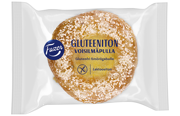 Fazer Gluteeniton Voisilmäpulla 16 x 60g, yksittäispakattu - Fazer Pro