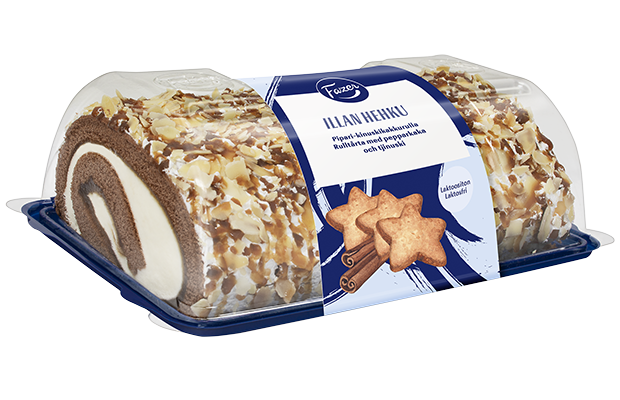 Fazer Illan hehku gingerbread caramel cake roll 485g, seasonal taste - Fazer  Pro