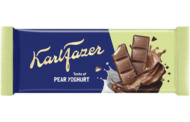 Karl Fazer Pear Yoghurt tablet 100 g