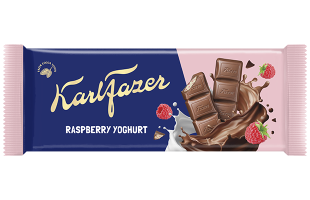 Karl Fazer vadelmajogurtti 100 g