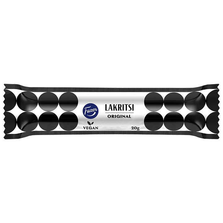 Lakritsi Original liquorice stick 20g