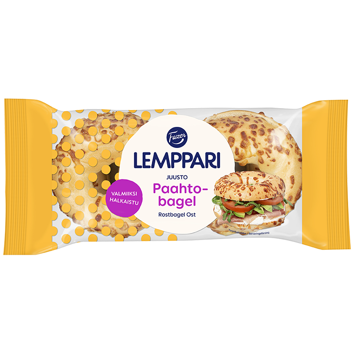 Fazer Lemppari Toast Bagel Cheese 4pcs 260g