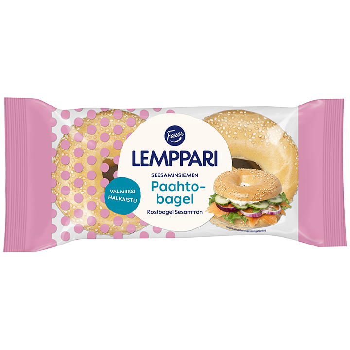 Fazer Lemppari Toast Bagel Sesame seed 4pcs 260g