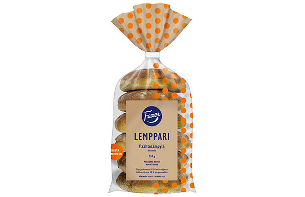 Fazer Lemppari Toast Bread Roll Carrot-Oat 6pcs 330g