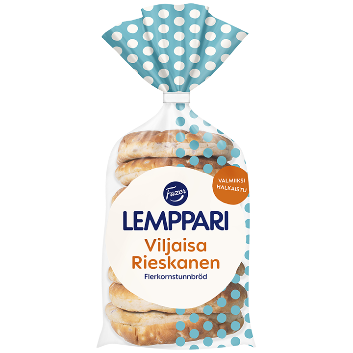 Fazer Lemppari Thin Multigrain Bread 8pcs 400g