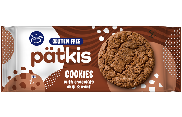 Fazer Pätkis Cookies 140g Gluteeniton