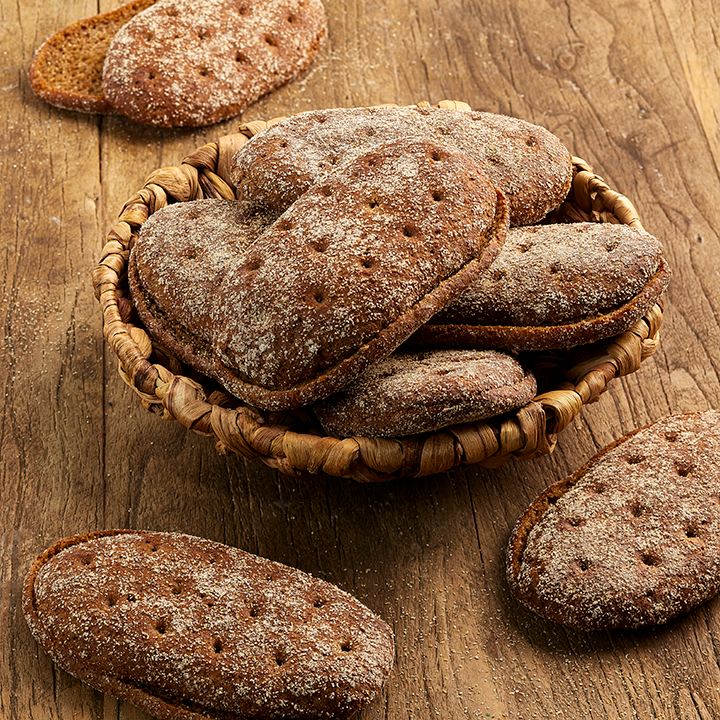 10 x Fazer Puikula Whole grain rye bread 9pcs 500g, fully baked frozen