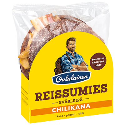 Oululainen Reissumies Filled bread Chili Chicken 135g