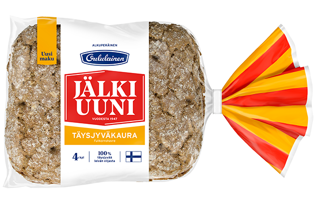 Oululainen Jälkiuuni Täysjyväkaura 4kpl 240g