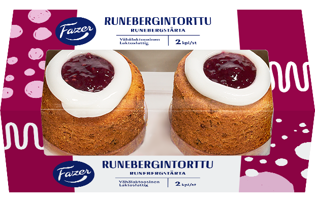 Fazer Runebergintorttu 2kpl 208g