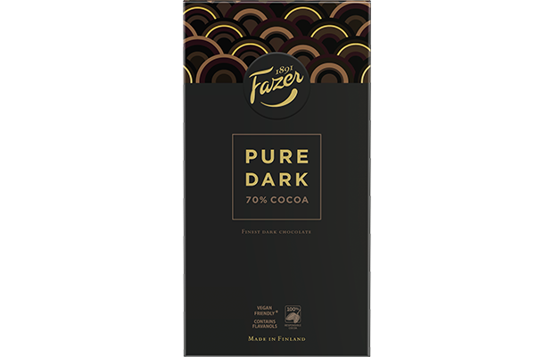 Fazer Pure Dark 70 % cocoa chocolate 95 g