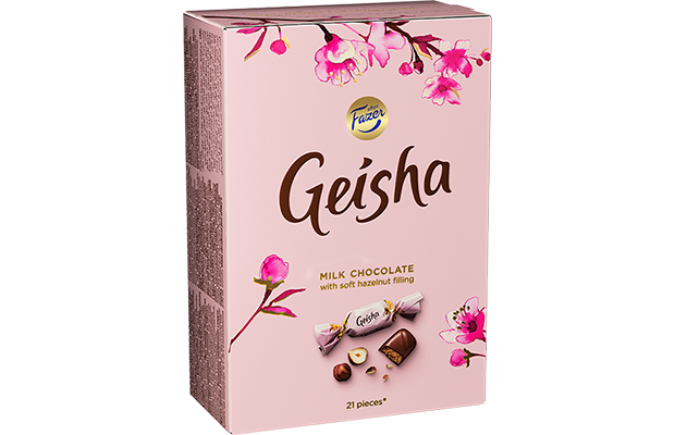 Geisha Maitosuklaata ja hasselpähkinänougattäytettä 150 g
