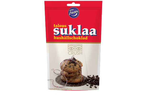 Taloussuklaa Crush 120g dark choco crush