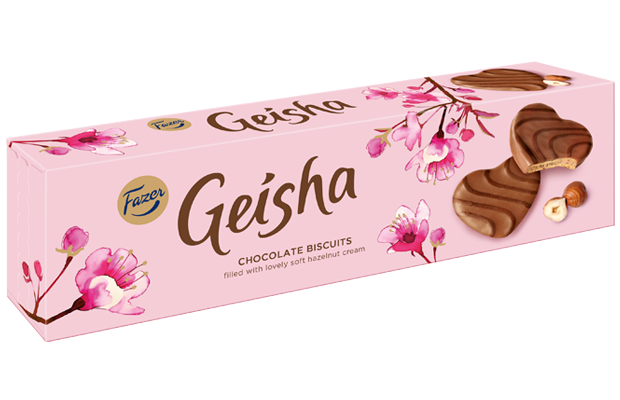 Geisha Chocolate biscuits with hazelnut cream 100 g