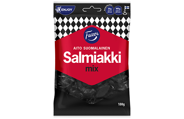 Fazer Salmiakki Mix 180g