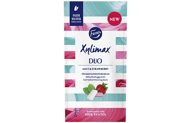 Xylimax Mint and Strawberry xylitol chewing gum 38g