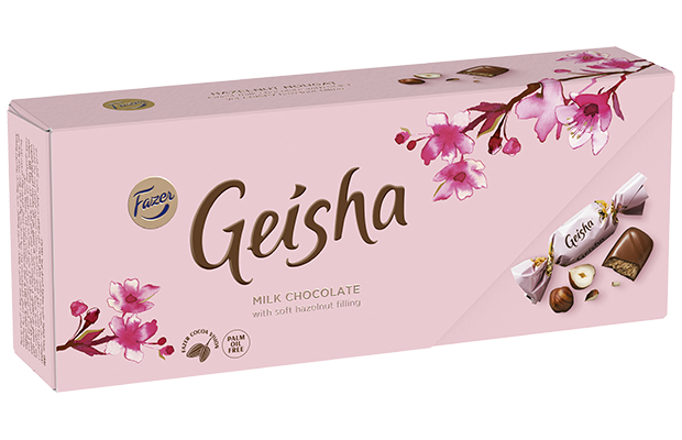 Geisha hasselpähkinä suklaakonvehti 250g