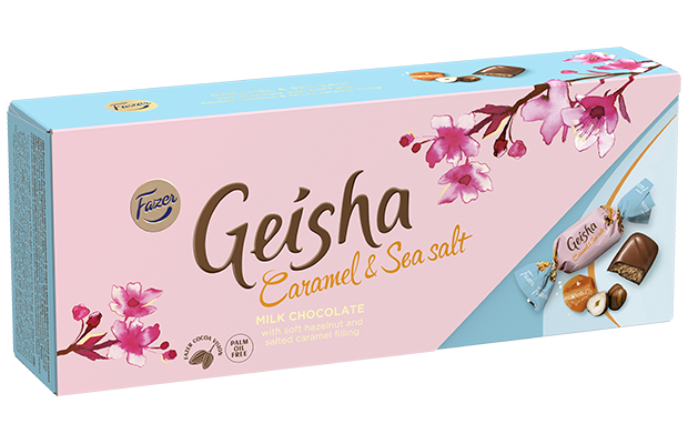 Geisha Seasalt & Caramel suklaakonvehti 250g