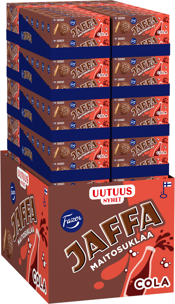 Jaffa Maitosuklaa Cola leivoskeksi 150g x 216 VL