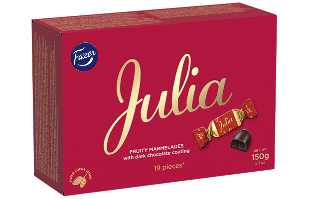 Julia suklaakonvehtirasia 150g