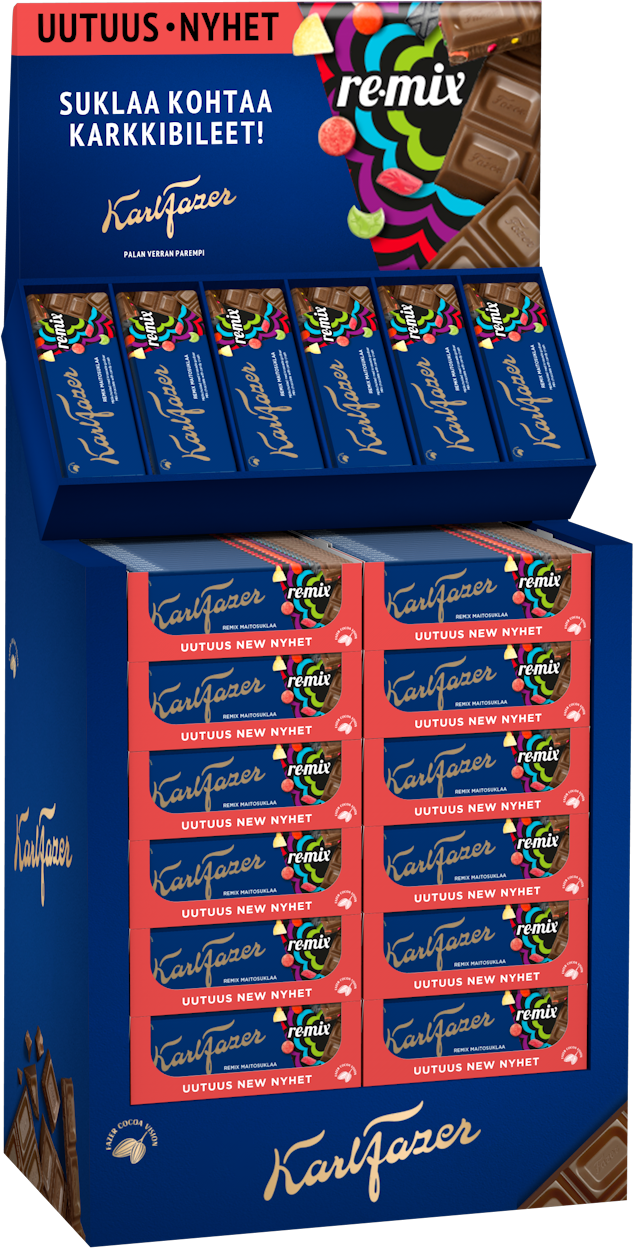 Karl Fazer Re-Mix suklaalevy 180gx308 VL