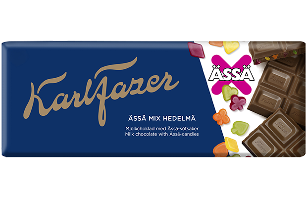 Karl Fazer Ässä Mix Fruit chocolate tablet 200g