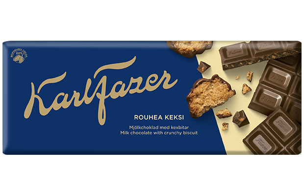 Karl Fazer Crunchy Biscuit chocolate tablet 180 g