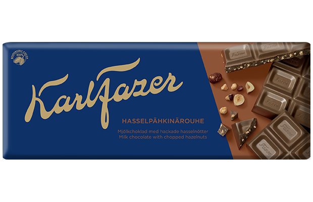 Karl Fazer Hasselpähkinärouhe suklaalevy 180 g