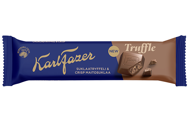 Karl Fazer Crispy Chocolate Truffle chocolate bar 37g