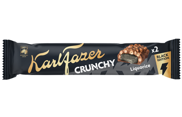 Karl Fazer Crunchy Black Edition 55 g
