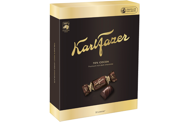 Karl Fazer Dark Chocolate 70%  Cocoa 250 g