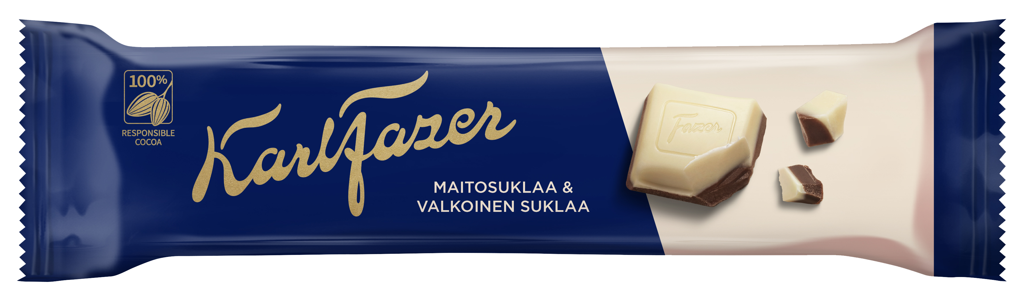 Karl Fazer White & milk chocolate 38 g