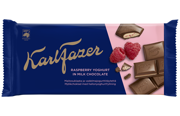 Karl Fazer Raspberry Yoghurt 121g