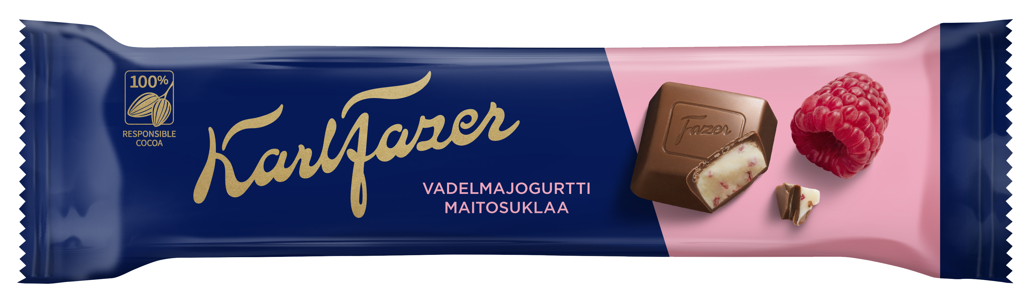 Karl Fazer Rasberry yoghurt in milk chocolate 37 g