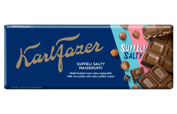 Karl Fazer Salty Suffeli Puff 160g
