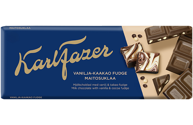 Karl Fazer Vanilla-Cocoa tablet 180 g