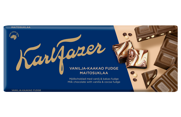 Karl Fazer Vanilla-Cocoa tablet 180 g