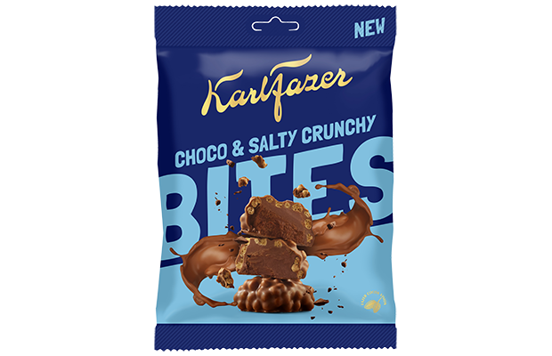 Karl Fazer Choco & Salty Crunchy Bites 94g bag