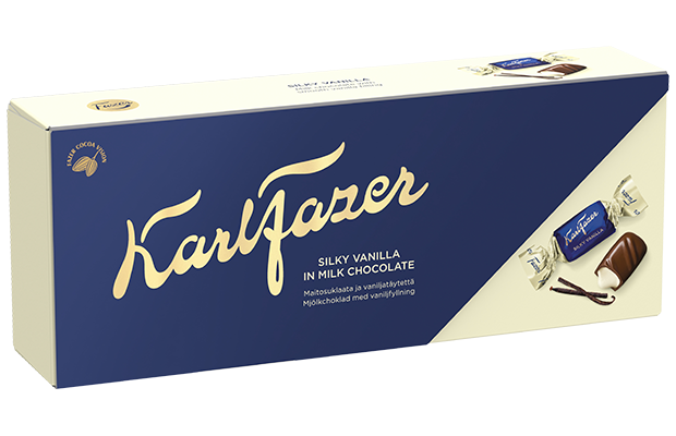 Karl Fazer Silky Vanilla konvehti 250g