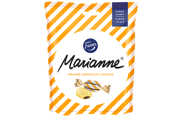 Marianne Appelsiini makeispussi 220 g