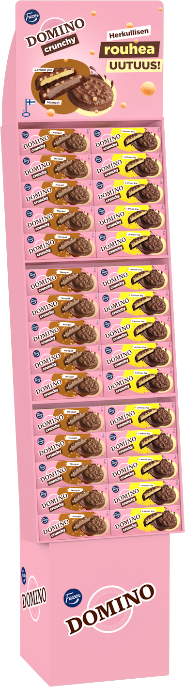 Domino Crunchy indulgent biscuit 150gx90 2var MixDSP