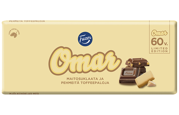 Fazer Omar suklaalevy 180 g